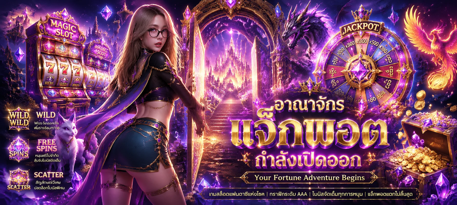 หน้ารวมเกมสล็อตออนไลน์บน akabet4s แสดงเกมจากค่าย PG JOKER PRAGMATIC และ JILI