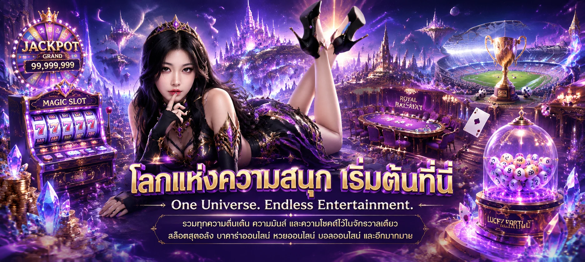 หน้าจอเว็บ akabet4s ทางเข้าหลักพร้อมเมนูรวมเกมสล็อต คาสิโน แทงบอล และหวย
